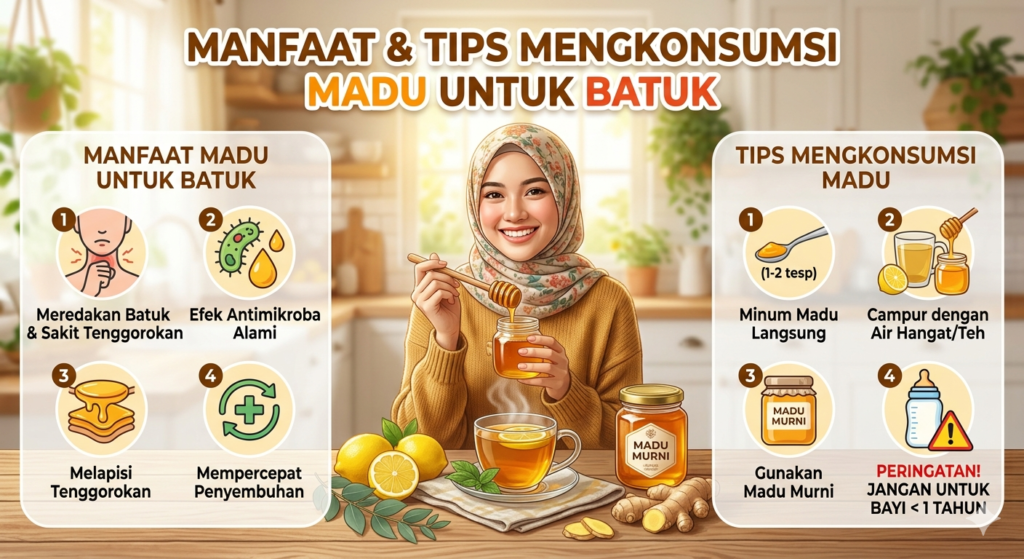 Manfaat Madu Dan Tips Mengkonsumsi Madu Untuk Batuk